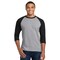 Gildan Heavy Cotton 3/4 Sleeve Raglan Tee – Soft, Durable Cotton for DIY Printing